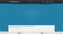 Desktop Screenshot of dolnabania.net